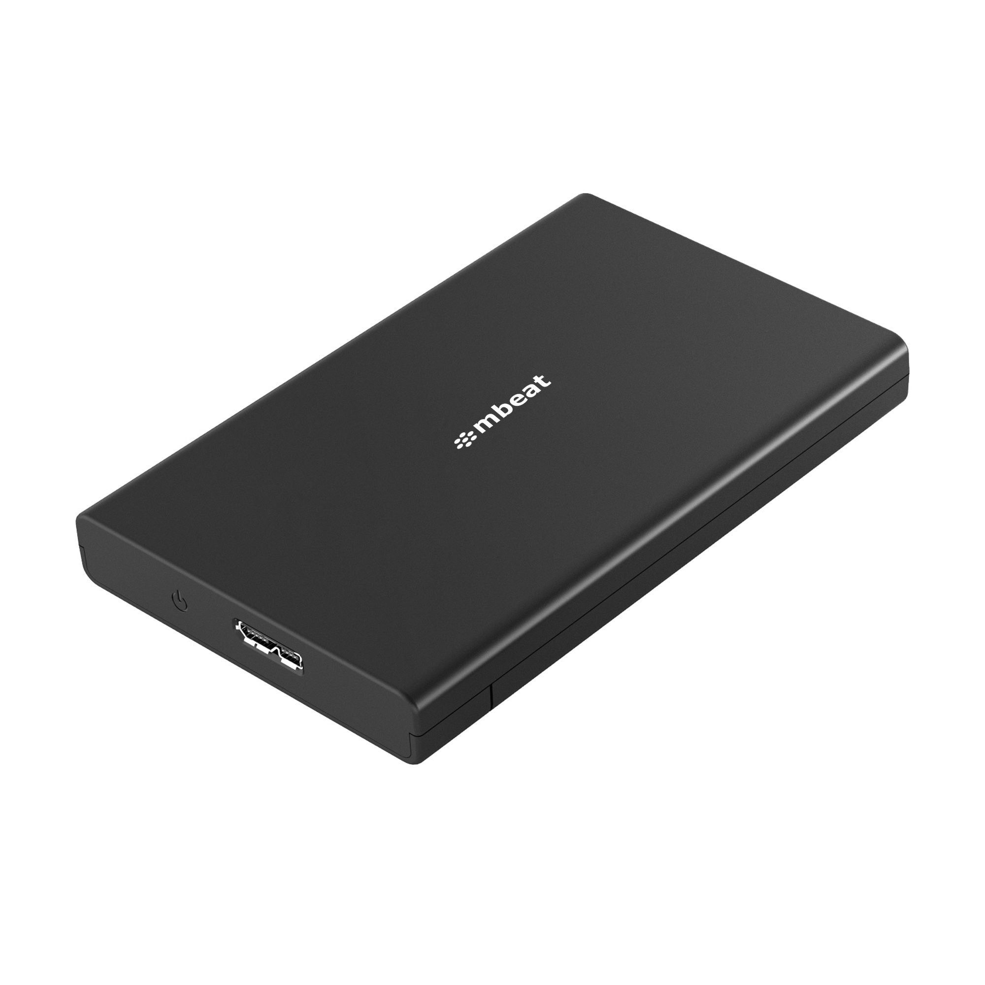 mbeat A2 Slim Tool-Free USB 3.0 2.5' SATA HDD Enclosure - Black USB Port: USB 3.0 Product Weight: 35g Maximum up to 5Gbp Product Weight: 35g mbeat A2 Slim Tool-Free USB 3.0 2.5' SATA HDD Enclosure - Black USB Port: USB 3.0 Product Weight: 35g Maximum up to 5Gbp Product Weight: 35g